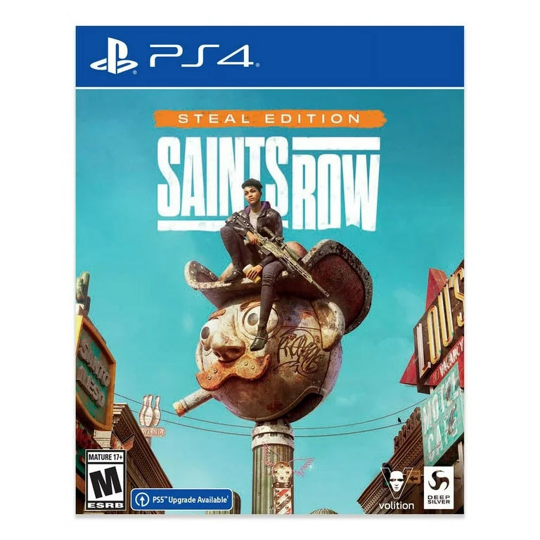 Saints Row [Steal Edition] cover art for PlayStation 4 videp game. 