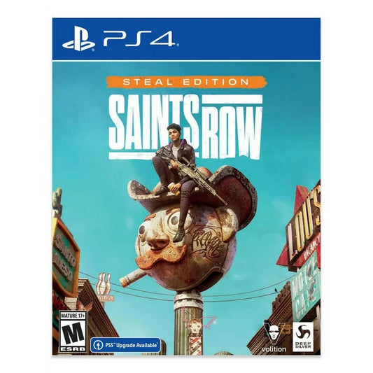 Saints Row [Steal Edition] cover art for PlayStation 4 videp game. 