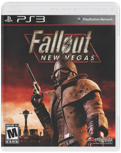 Fallout: New Vegas cover art for PlayStation 3 (PS3) video game