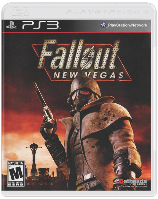 Fallout: New Vegas cover art for PlayStation 3 (PS3) video game