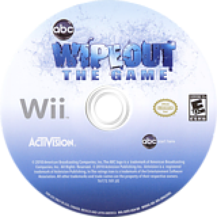Wipeout: The Game disc art for Nintendo Wii (Wii) video game