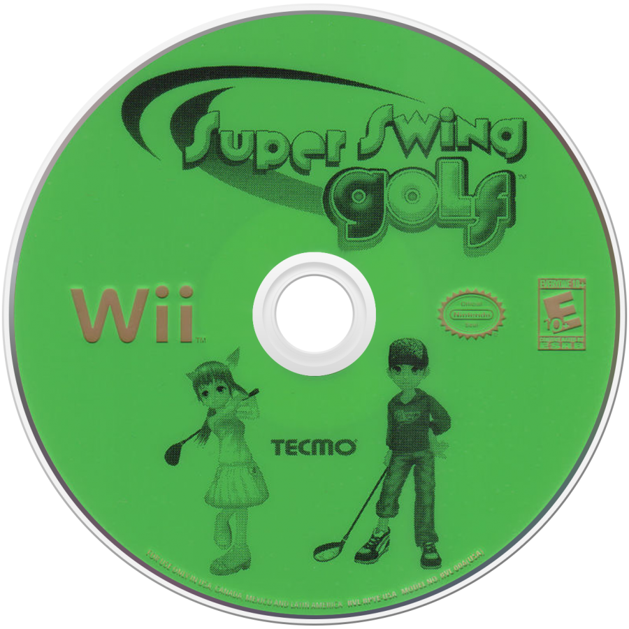 Super Swing Golf – Nintendo Wii (Wii) arcade golf sports simulation video game disc