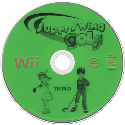 Super Swing Golf – Nintendo Wii (Wii) arcade golf sports simulation video game disc