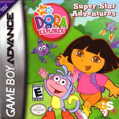 Dora the Explorer: Super Star Adventures cover art for Game Boy Advance (GBA) video game