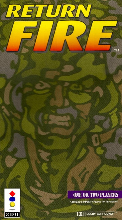 Return Fire cover art for Panasonic 3DO (3DO) vehicular combat strategy video game