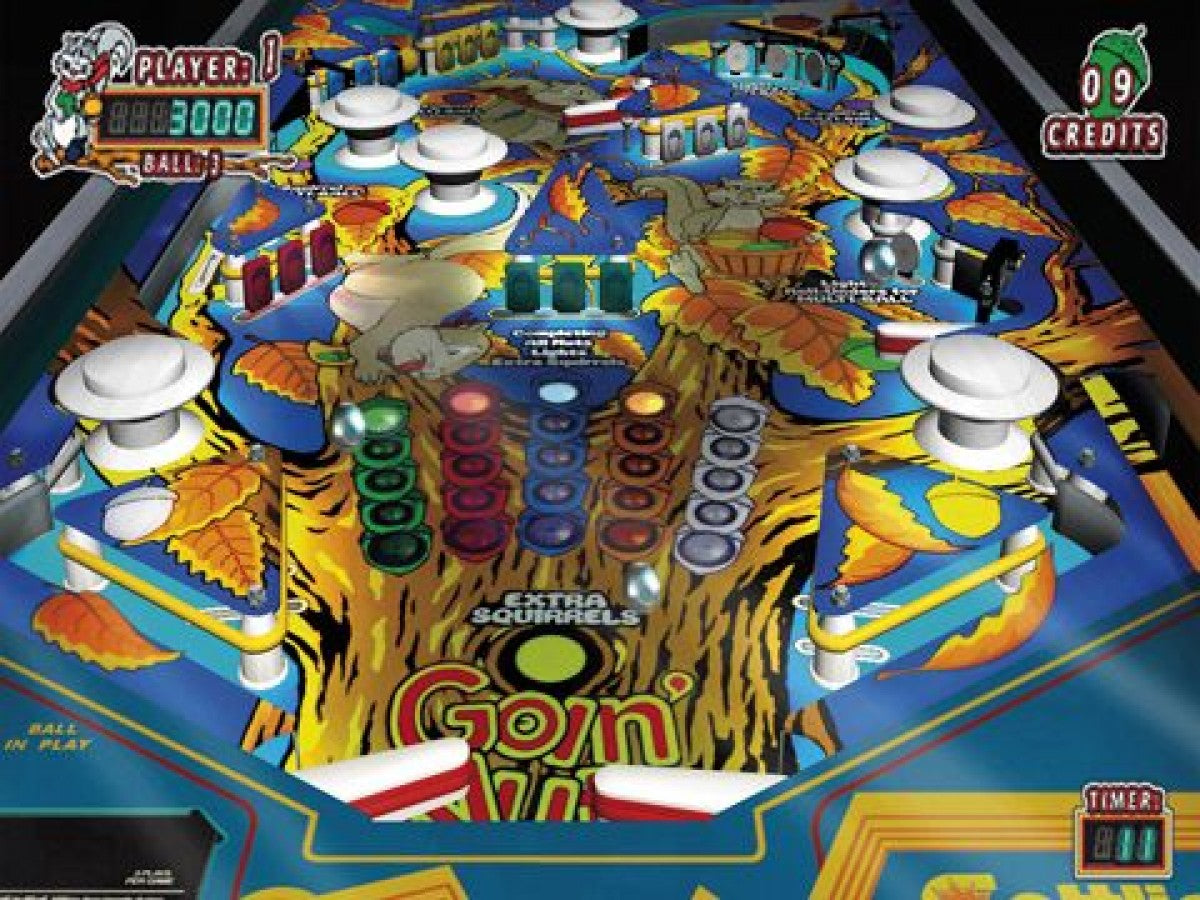 Pinball Hall of Fame: The Gottlieb Collection – PlayStation 2 (PS2) video game gameplay, pinball simulation game.