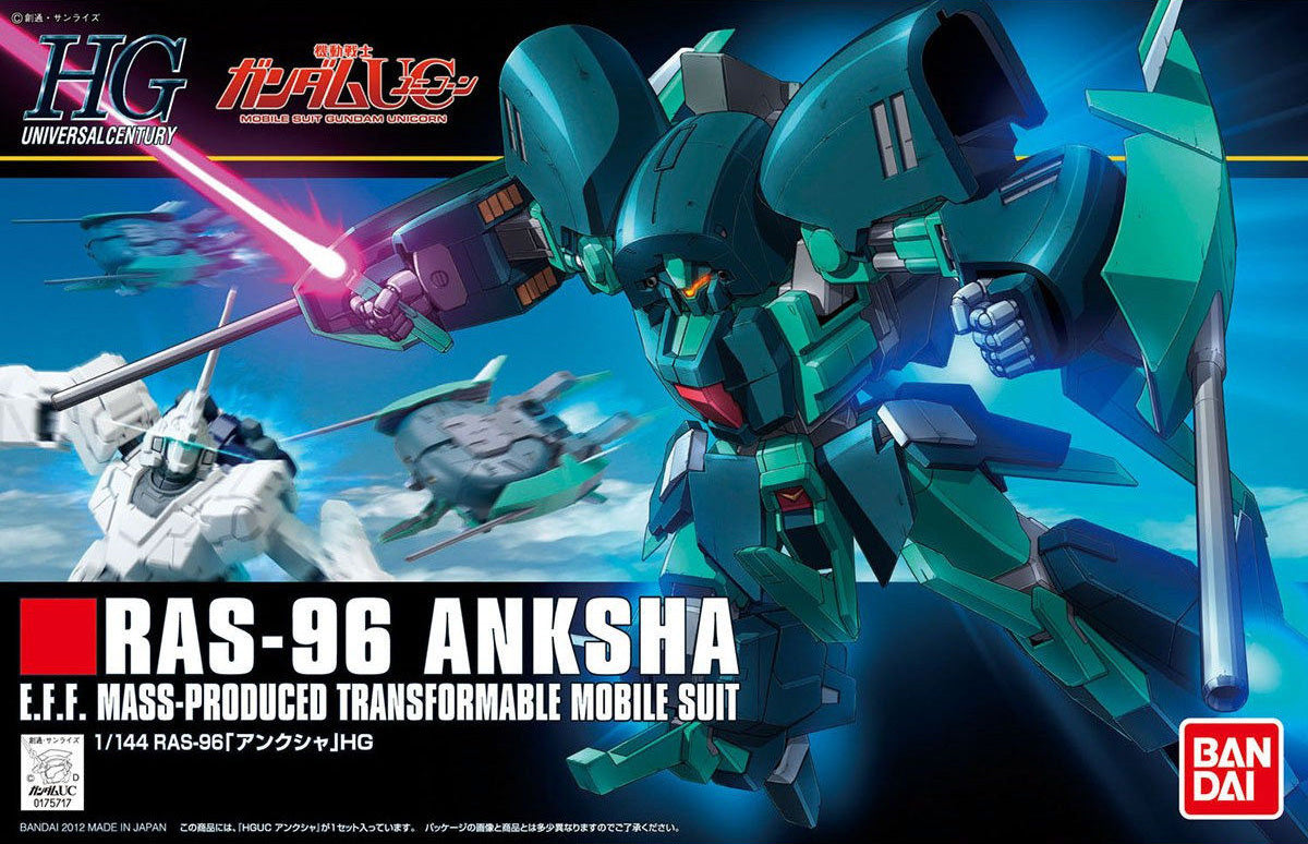 Gundam HGUC #141 Anksha 1/144 model kit