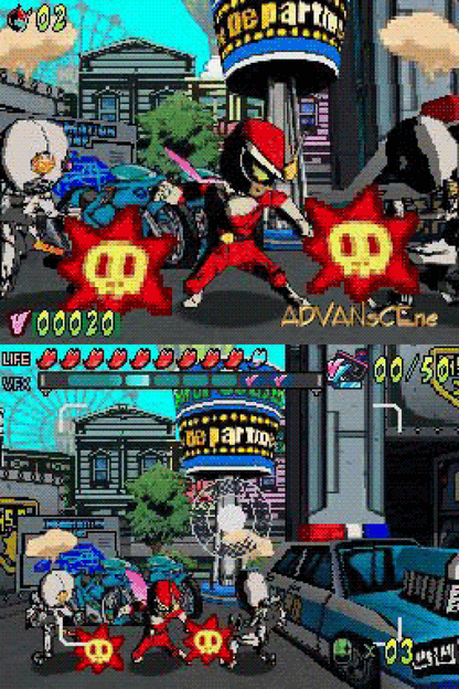 Viewtiful Joe: Double Trouble gameplay for Nintendo DS (DS) video game 