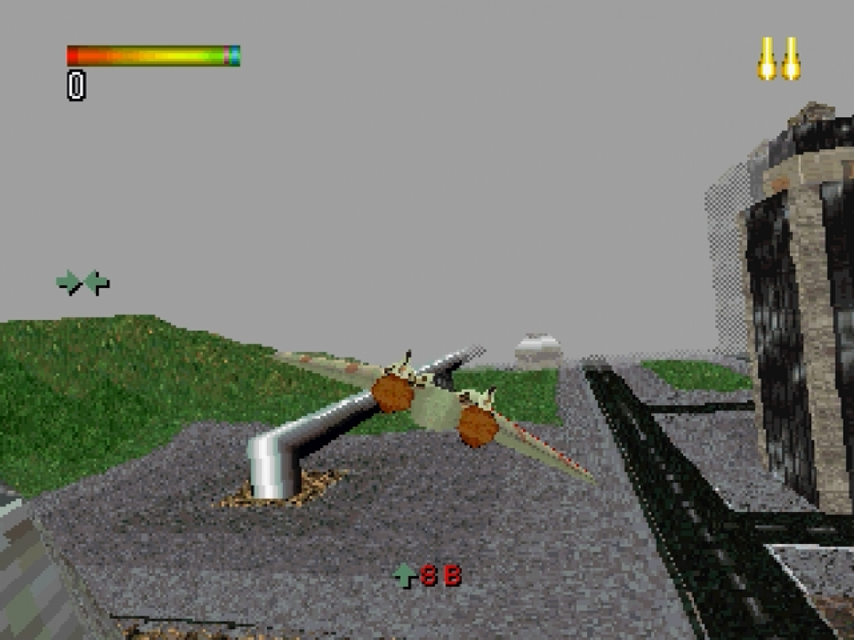 Thunder Strike 2 Sega Saturn helicopter combat flight shooter arcade style aerial missions military action sequel to AH-3 Thunderstrike fast paced bombing runs and dogfighting CD audio retro gaming Sega Saturn software video game title gameplay 