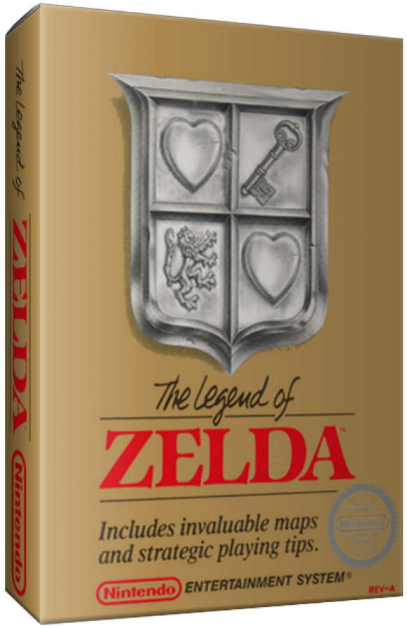 The Legend of Zelda [Gold Cart] cover art for Nintendo Entertainment System (NES) video game