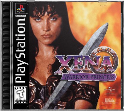 Xena Warrior Princess cover art for PlayStation 1 (PS1) video game