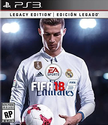 FIFA 18 cover art for PlayStation 3 (PS3) video game