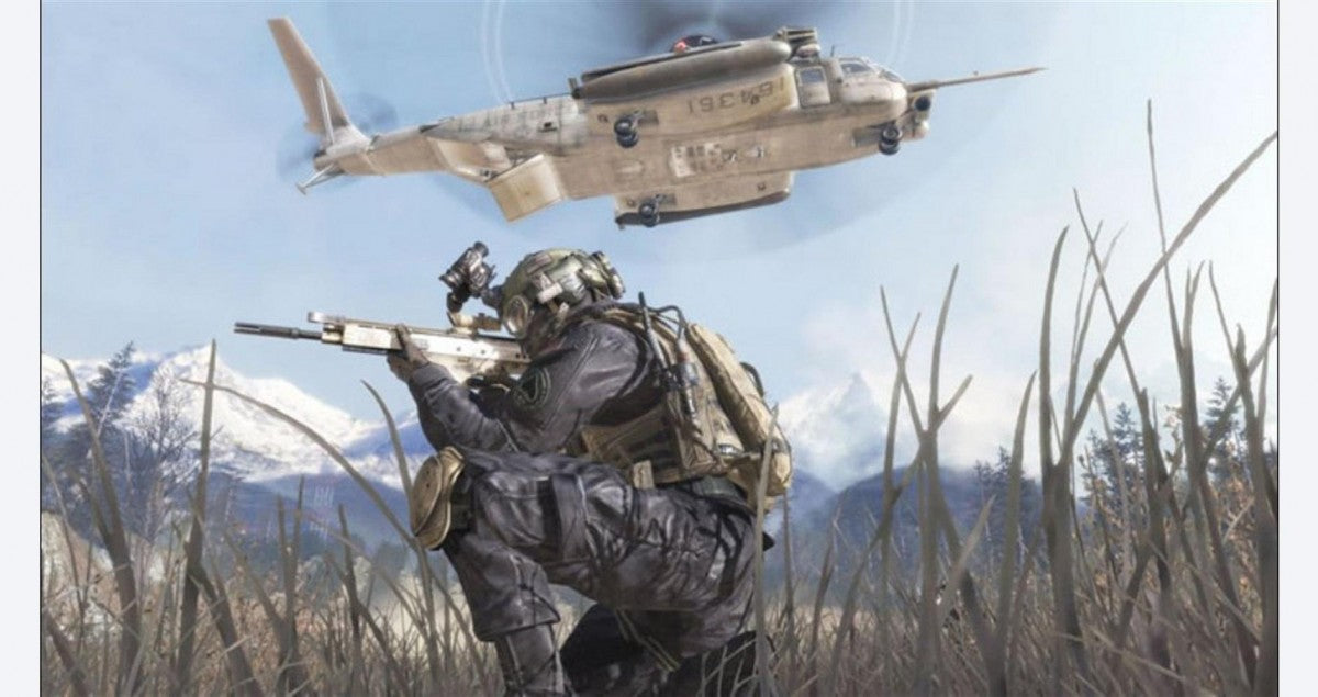 Call of Duty: Modern Warfare 2 gameplay for Xbox 360 (X360) first-person shooter video game