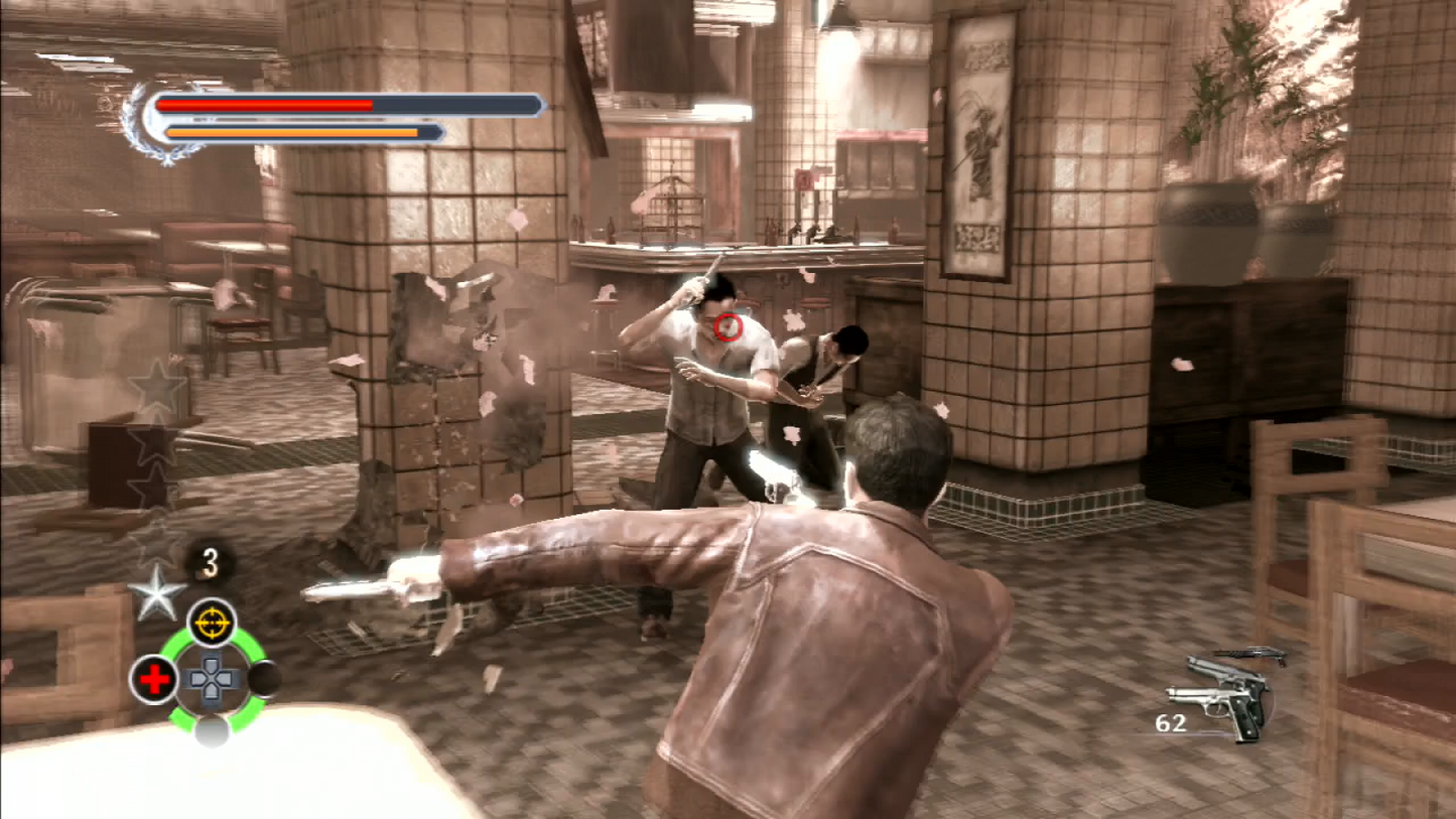 Stranglehold Collector’s Edition Xbox 360 game featuring cinematic third-person shooter action inspired by John Woo’s Hard Boiled starring Inspector Tequila slow motion gunplay destructible environments bonus content and collectible packaging gameplay