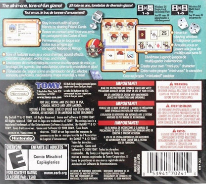 My DoItAll Nintendo DS DS educational and utility software featuring interactive activities practical tools everyday learning functions touchscreen controls and classic Nintendo DS DS functionality collectible gaming appeal back cover art