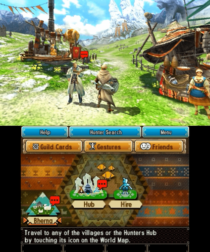 Monster Hunter Generations gameplay for Nintendo 3DS (3DS) action role-playing video game