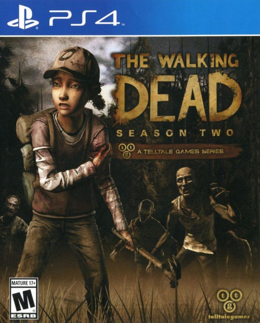 The Walking Dead: Season Two – PlayStation 4 (PS4) video game cover image, episodic interactive drama adventure.