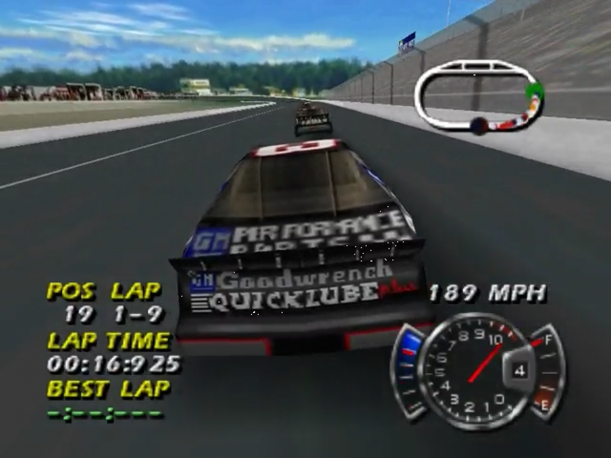 NASCAR 99 gameplay for Nintendo 64 N64 video game