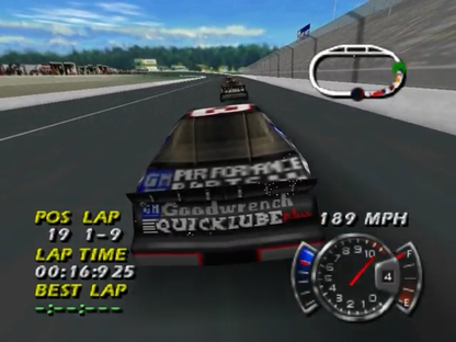 NASCAR 99 gameplay for Nintendo 64 N64 video game
