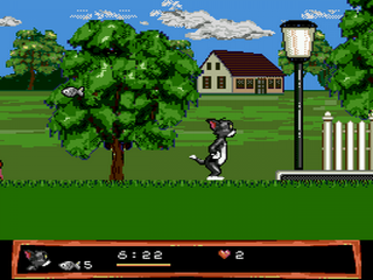 Tom and Jerry: Frantic Antics gameplay for Sega Genesis (GEN) video game