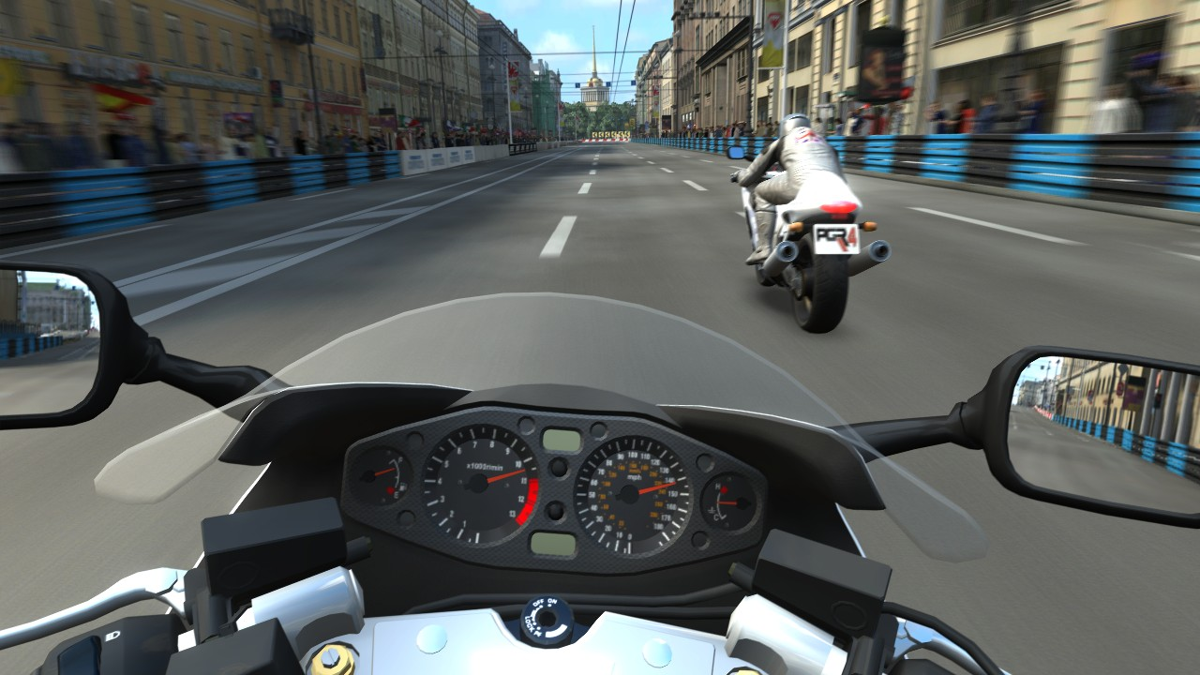Project Gotham Racing 4 (PGR4) for Xbox 360 with stylish racing and motorcycle features gameplay