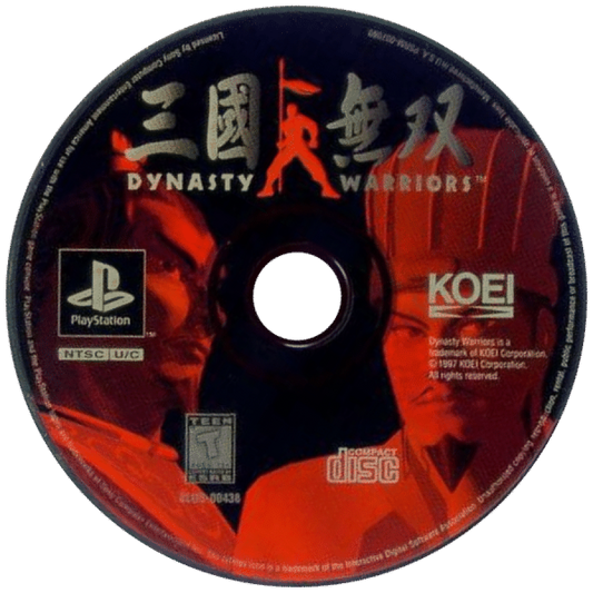 Dynasty Warriors PlayStation 1 PS1 fighting action video game featuring intense one-on-one martial arts battles powerful attacks weapon-based combat strategic fighting mechanics challenging opponents and classic PlayStation 1 disc art