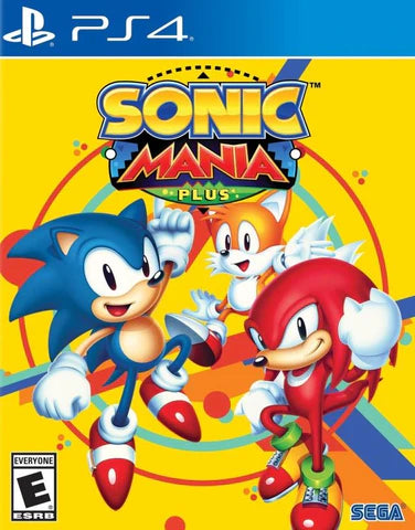 Sonic Mania Plus [Artbook Edition] cover art for PlayStation 4 (PS4) video game