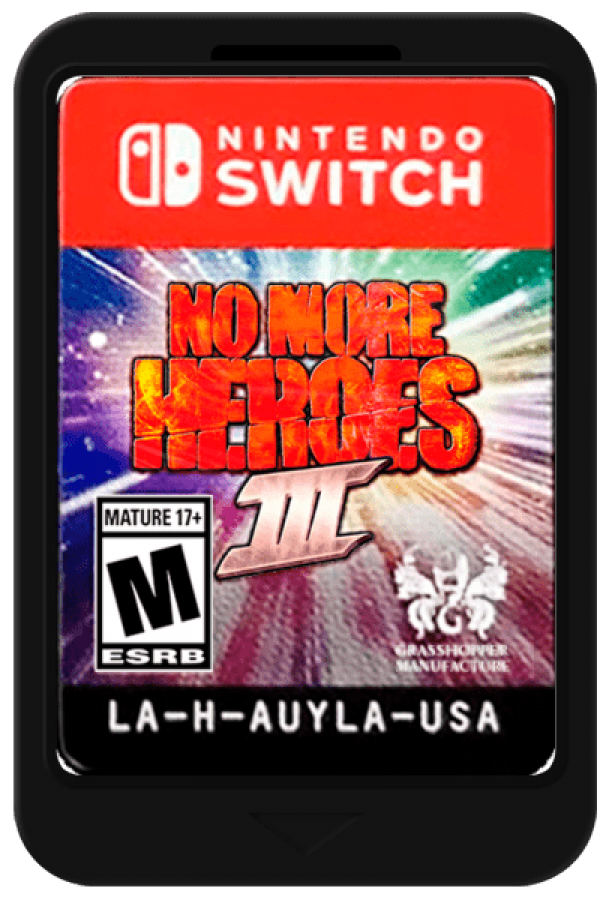 No More Heroes III cartridge for Nintendo Switch NS video game