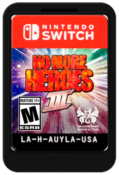 No More Heroes III cartridge for Nintendo Switch NS video game