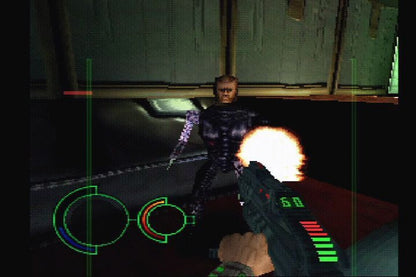 Codename Tenka PS1 PlayStation 1 first person shooter sci fi action game tactical combat futuristic warfare retro video game gameplay