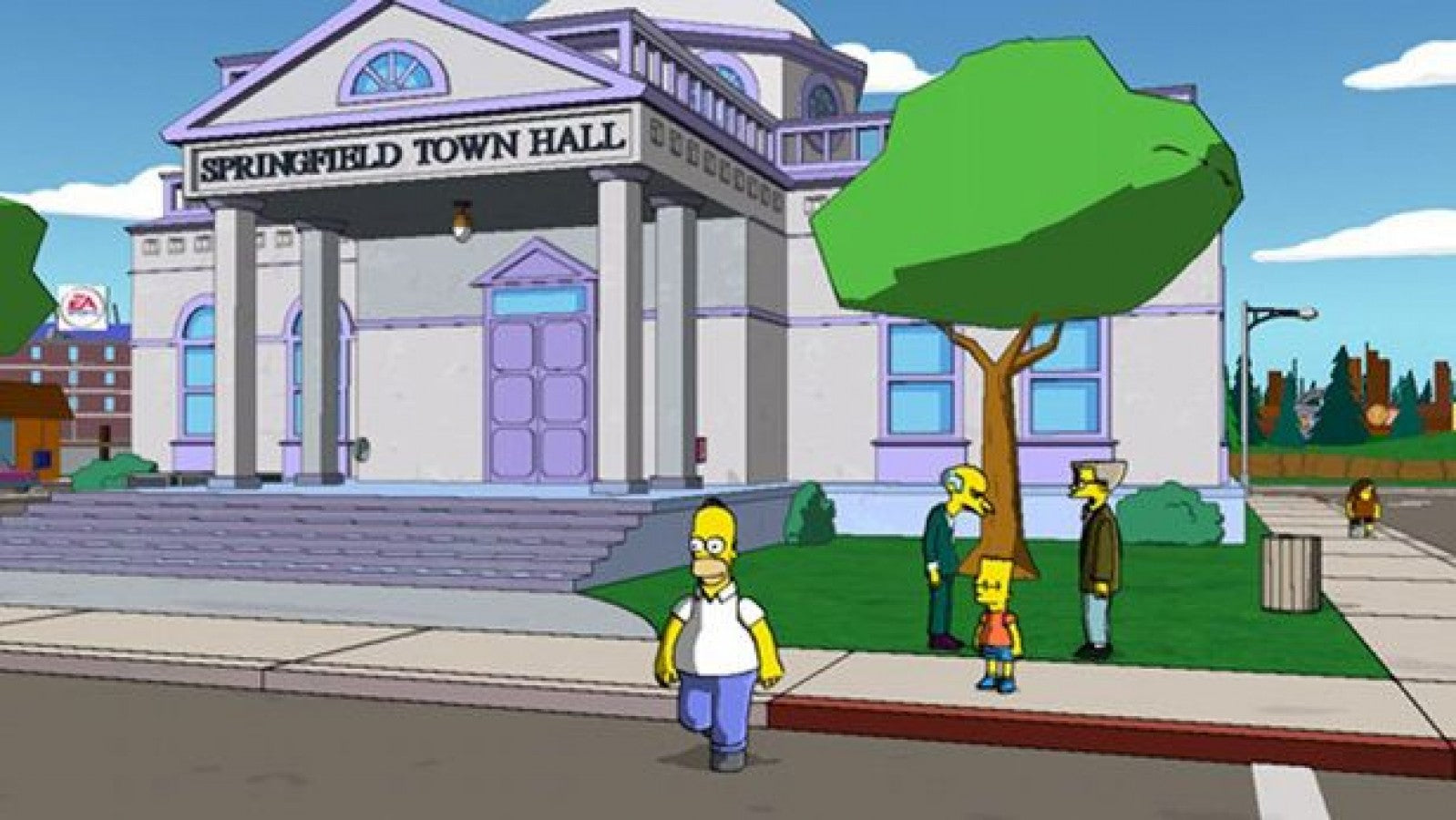 The Simpsons Game – PlayStation 2 (PS2) video game gameplay, action-adventure platformer.