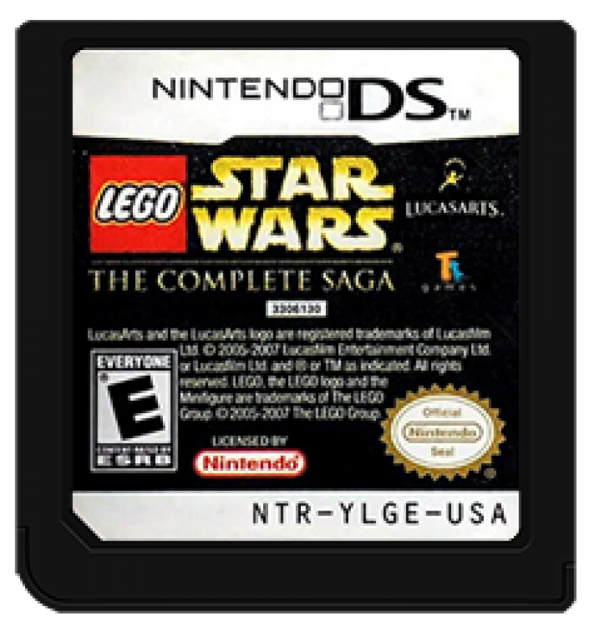 LEGO Star Wars: The Complete Saga cartridge for Nintendo DS (DS) action adventure video game