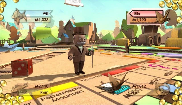 Monopoly for Wii digital board game video game featuring family friendly multiplayer gameplay iconic Monopoly properties and classic turn based strategy experience gameplay