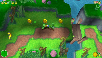 Frogger Helmet Chaos gameplay for PlayStation Portable (PSP) action platformer video game