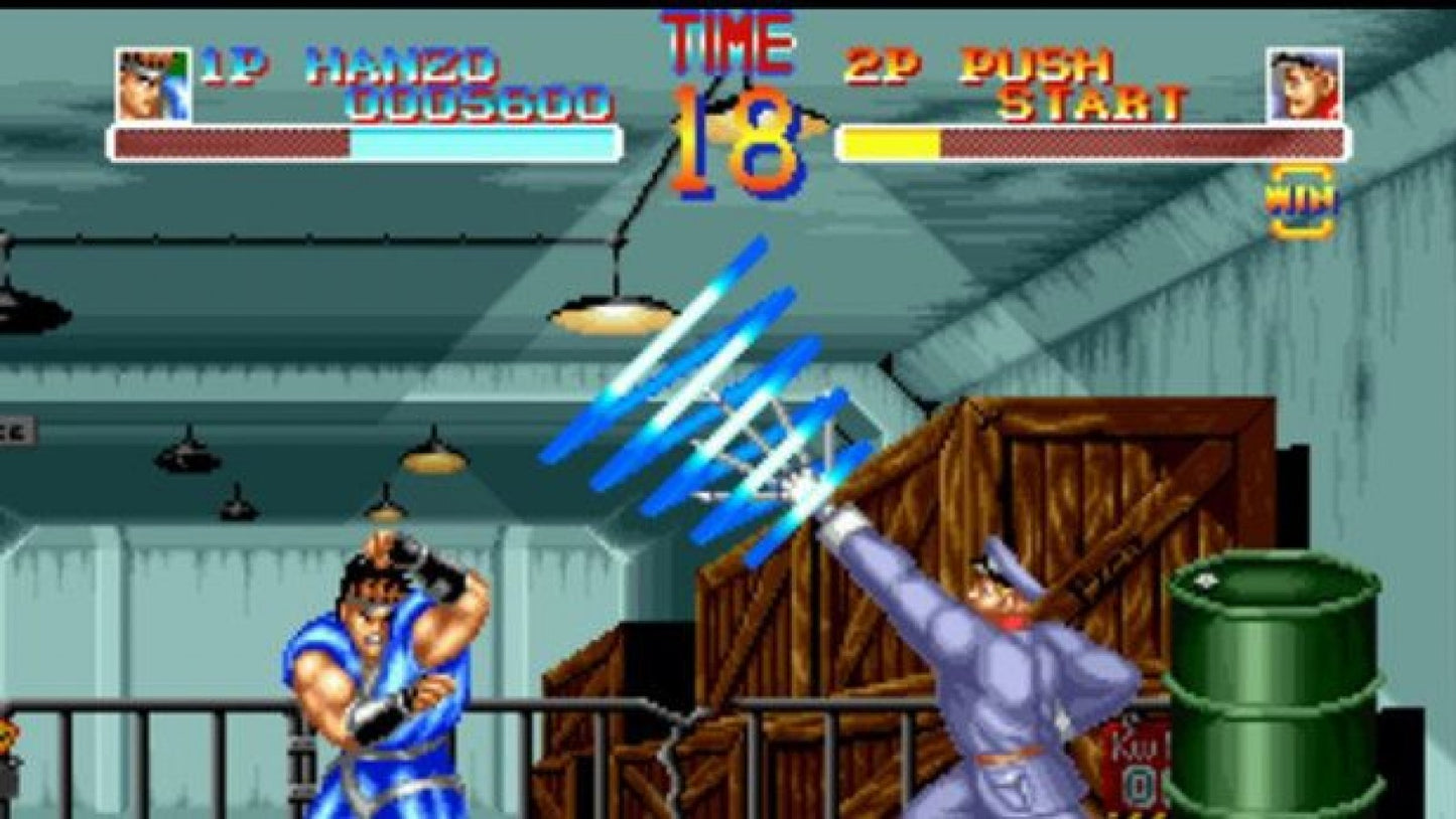 World Heroes Anthology – PlayStation 2 (PS2) video game gameplay, fighting.