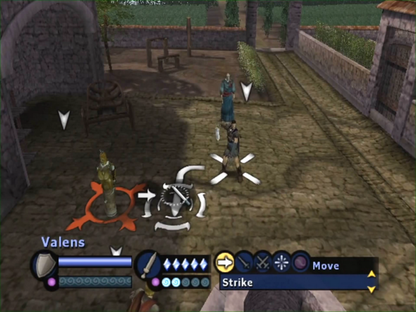 Gladius PlayStation 2 PS2 video game, tactical turn-based RPG, gladiator combat, strategy gameplay, classic console title gameplay