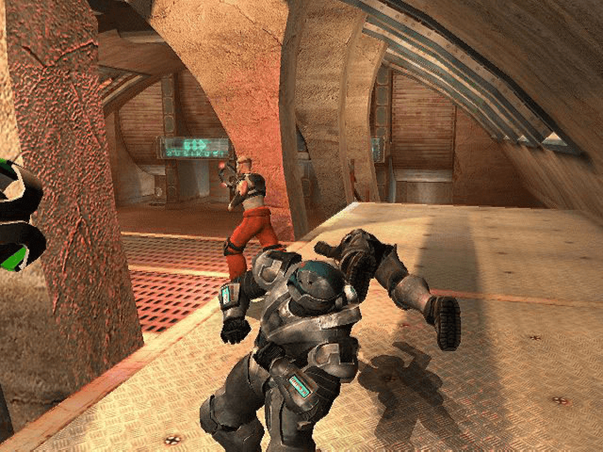 Deathrow for Xbox futuristic sports action video game featuring fast paced team combat brutal arena matches cyberpunk style presentation and cult classic Xbox gameplay experience gameplay  