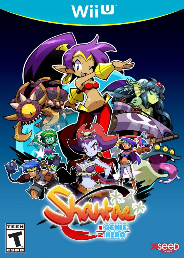 Shantae Half-Genie Hero [Risky Beats Edition] cover art for Nintendo Wii U (WiiU) video game
