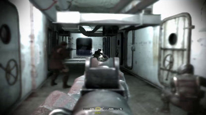 Call of Duty 4: Modern Warfare Platinum Hits for Xbox 360 with modern military action theme gameplay