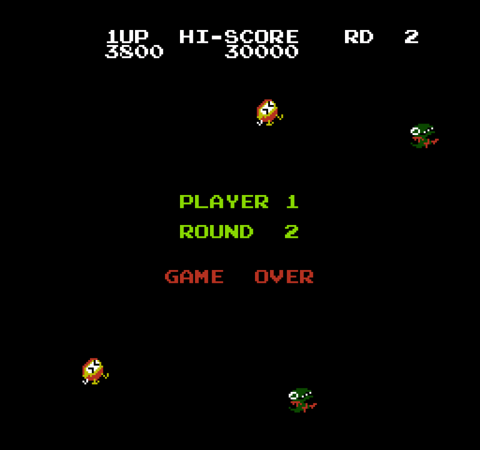 Dig Dug II Trouble in Paradise Nintendo Entertainment System NES video game featuring arcade action gameplay island exploration enemy digging rock crushing and air pump attacks strategic level challenges classic Dig Dug gameplay 8 bit retro video game collection collectible gaming appeal gameplay