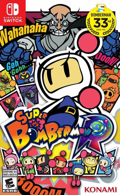 Super Bomberman R cover art for Nintendo Switch (NS) video game