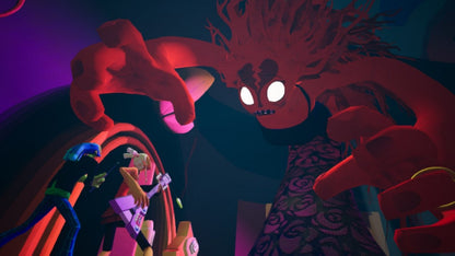 No Straight Roads PAL Nintendo Switch NS for action adventure rhythm video game fans featuring music based combat colorful characters rock versus EDM battles unique boss fights creative gameplay mechanics vibrant environments story driven adventure and PAL import gaming appeal collectible gaming appeal gameplay