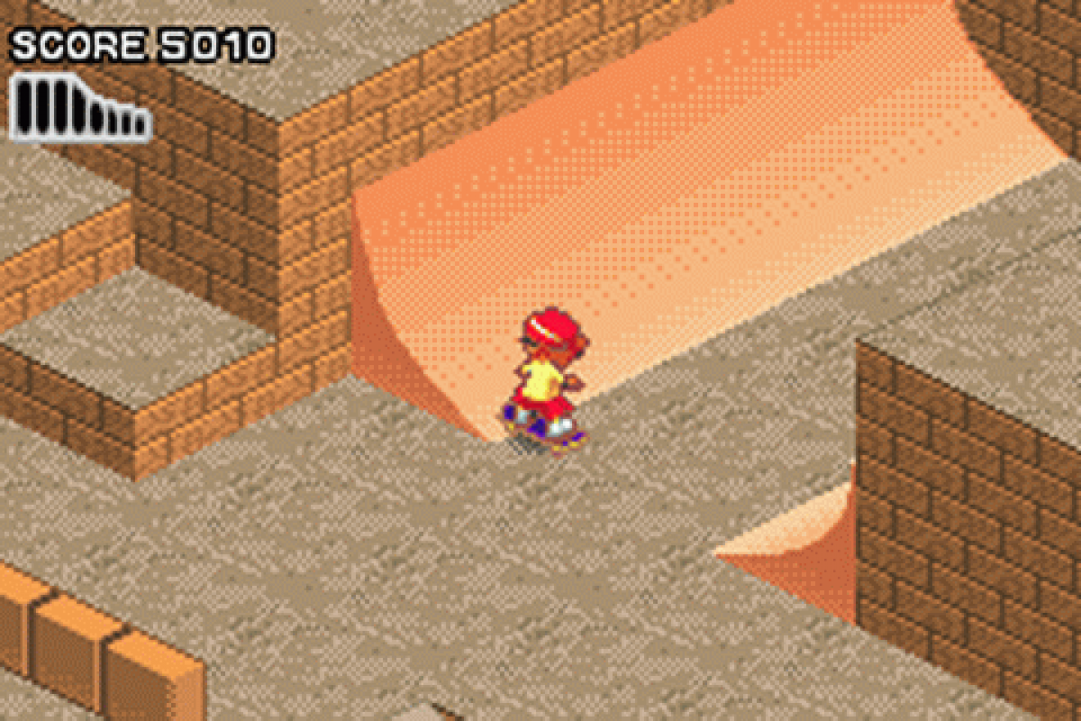 Rocket Power Zero Gravity Zone Game Boy Advance GBA video game, action sports platformer, Nickelodeon cartoon-based gameplay, handheld console title gameplay 