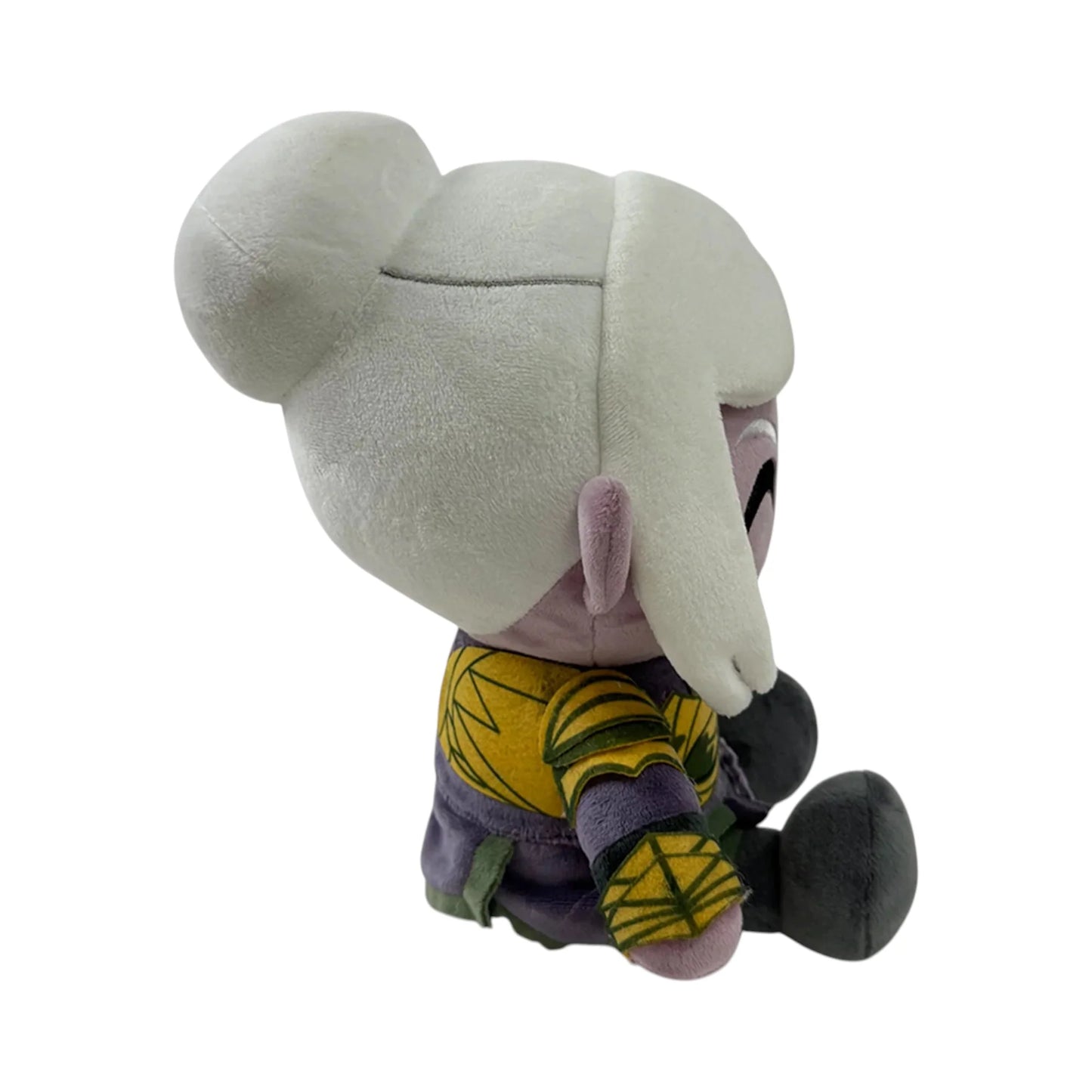 Baldur's Gate 3 Minthara 9 Inch Plush collectible video game character plush featuring Minthara from Baldur's Gate 3 soft plush construction detailed drow character design 9 inch size huggable collectible display item fantasy gaming merchandise and pop culture collectible appeal right side
