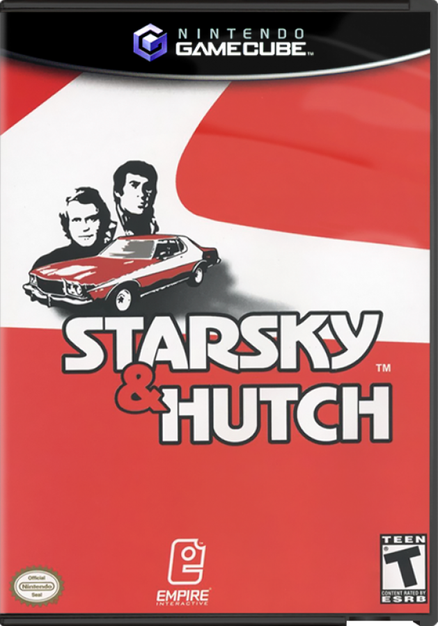 Starsky and Hutch for GameCube featuring action driving and crime fighting gameplay based on the classic TV series front cover