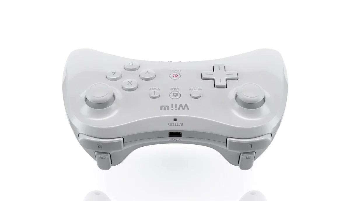 Wii U Pro Controller featuring wireless gamepad design, comfortable ergonomic controls, and extended battery life for Nintendo Wii U gaming top