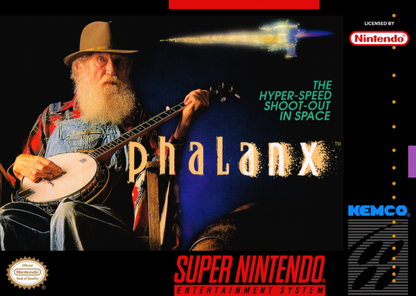 Phalanx cover art for Super Nintendo Entertainment System (SNES) video game