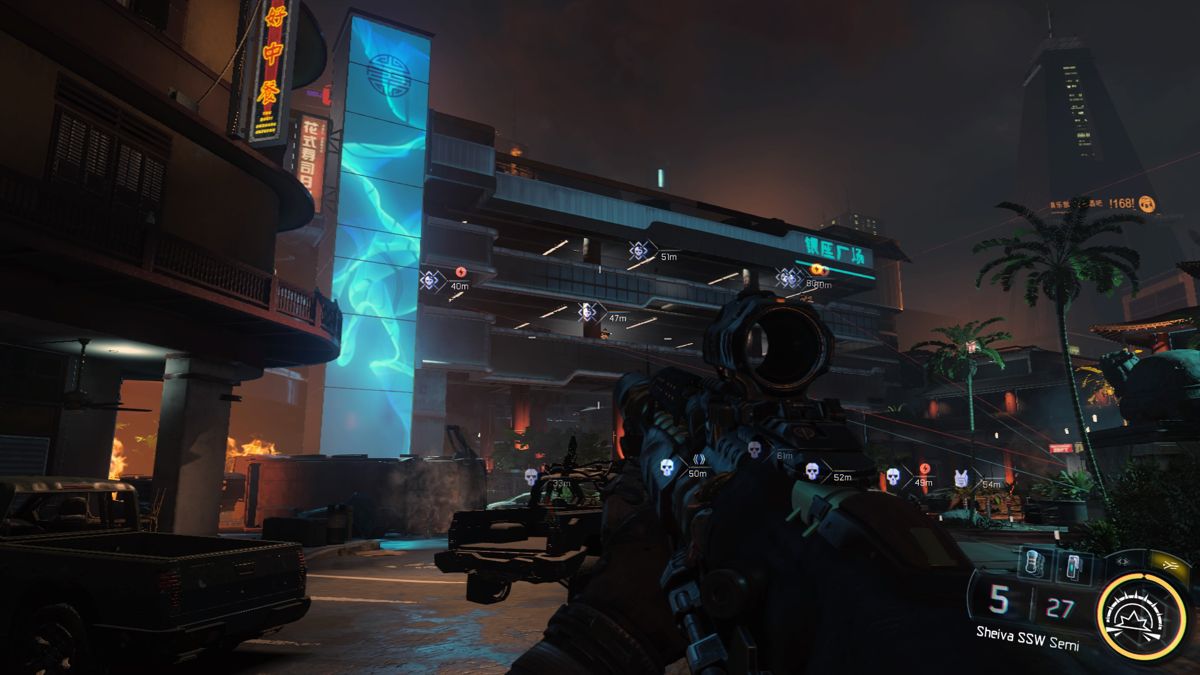 Call of Duty: Black Ops III gameplay for PlayStation 4 (PS4) first-person shooter video game