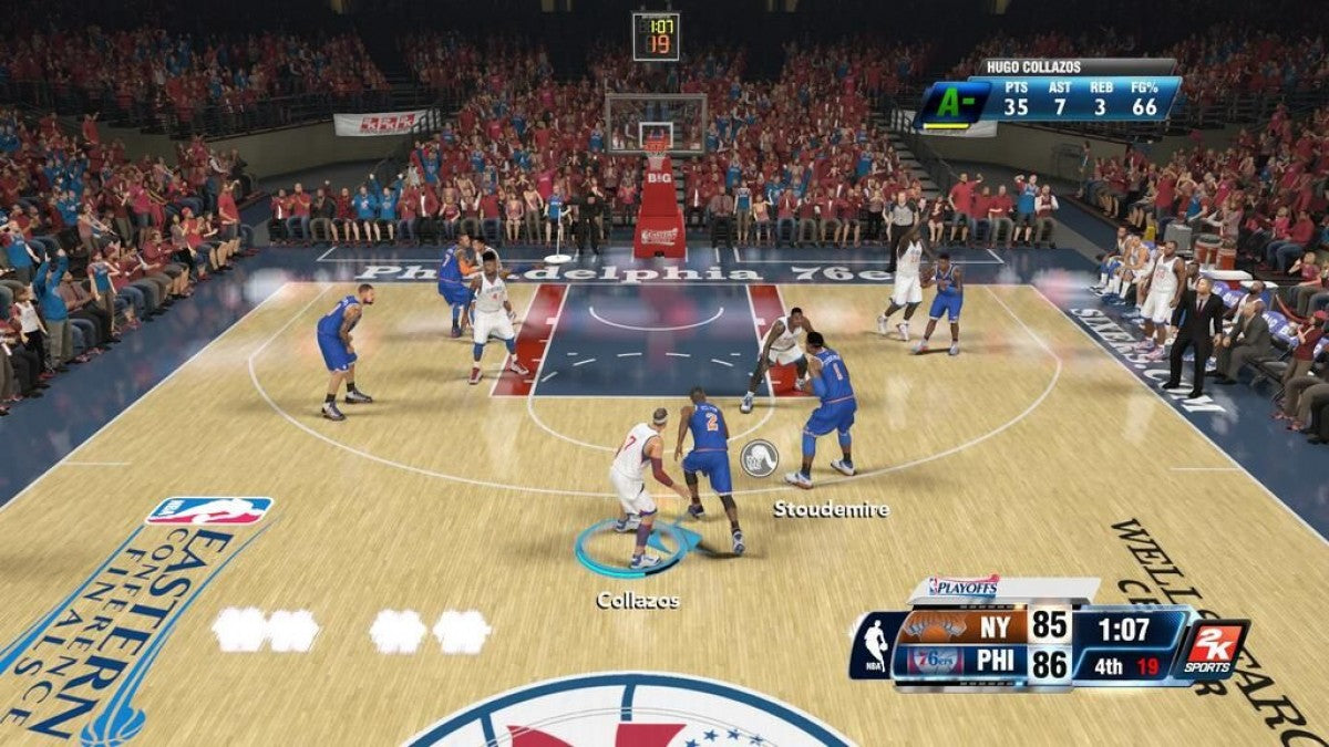 NBA 2K14 – PlayStation 4 (PS4) video game gameplay, basketball sports simulation game