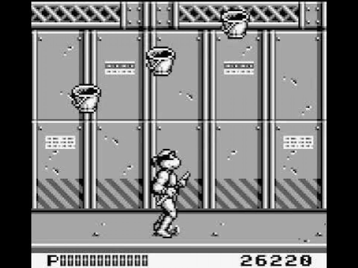 Teenage Mutant Ninja Turtles II Back from the Sewers Nintendo Game Boy GB for retro video game enthusiasts featuring side scrolling action platforming gameplay iconic TMNT heroes beat em up combat challenging enemy encounters classic handheld adventure and collectible gaming appeal gameplay